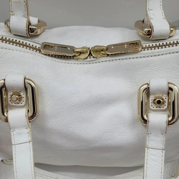 Juicy Couture 100% Genuine Cowhide Leather Satchel - Picture 4 of 16
